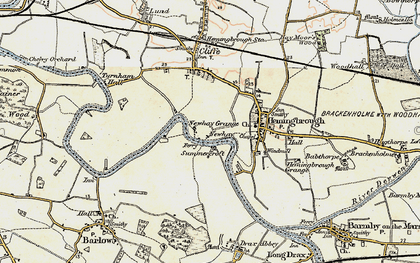 Old map of Newhay in 1903