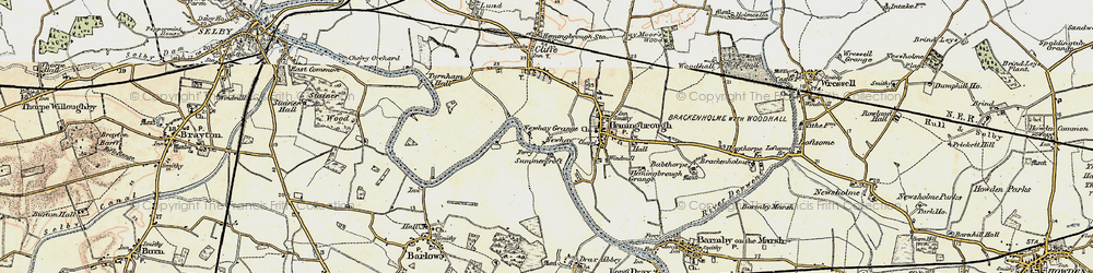 Old map of Newhay in 1903