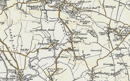 Old map of Newington in 1897-1899