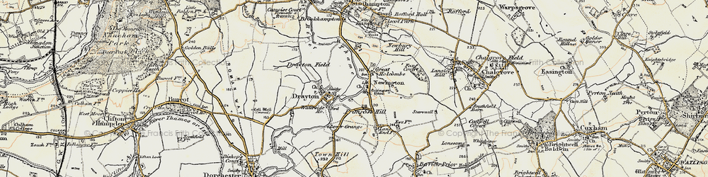 Old map of Newington in 1897-1899