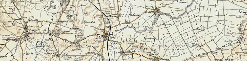 Old map of Barrow Hills in 1903