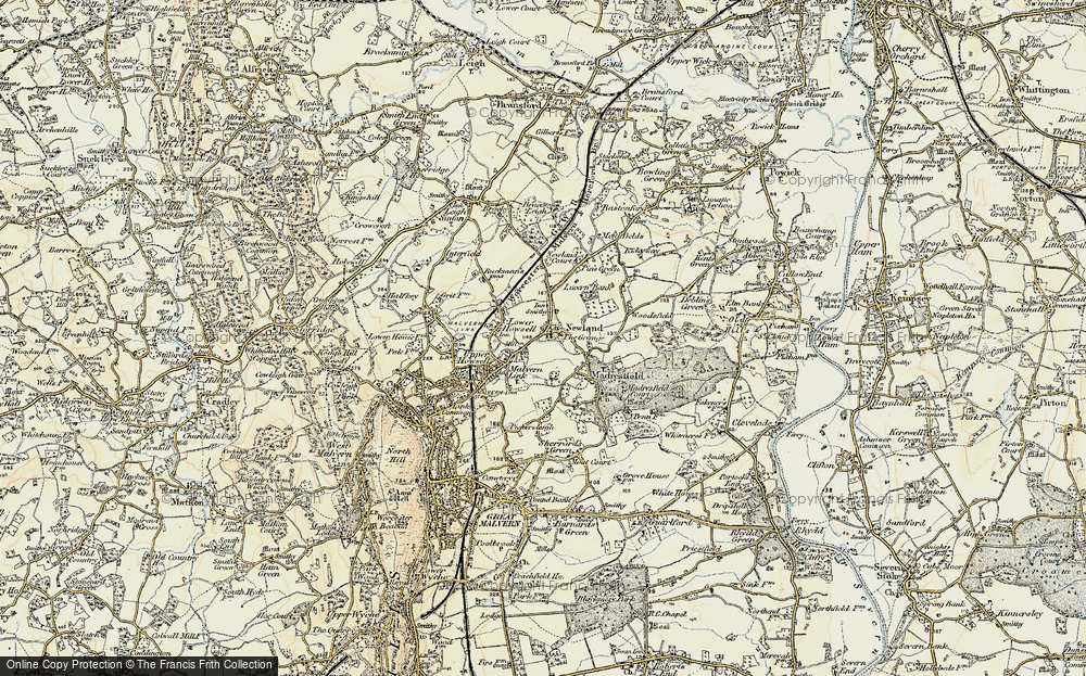 Old Map of Newland, 1899-1901 in 1899-1901