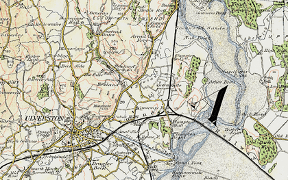 Old map of Newland in 1903-1904