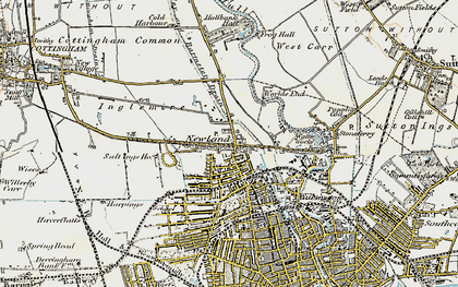 Old map of Newland in 1903-1908