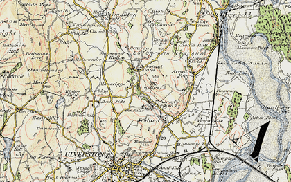 Old map of Newland Bottom in 1903-1904