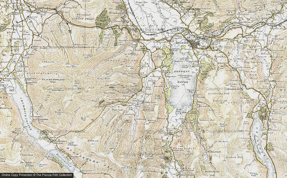 Old Map of Newlands, 1901-1904 in 1901-1904