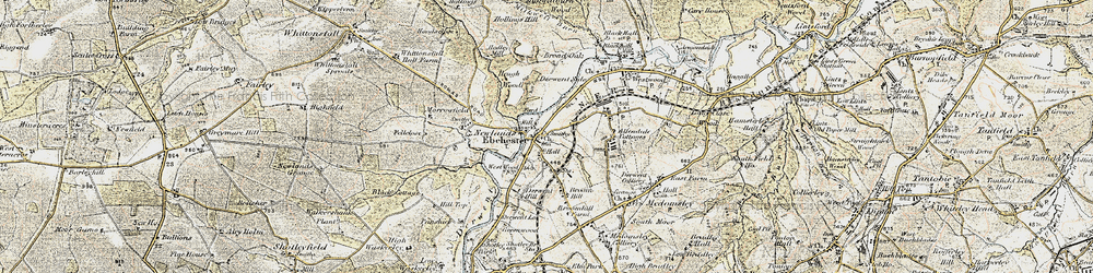 Old map of Newlands in 1901-1904