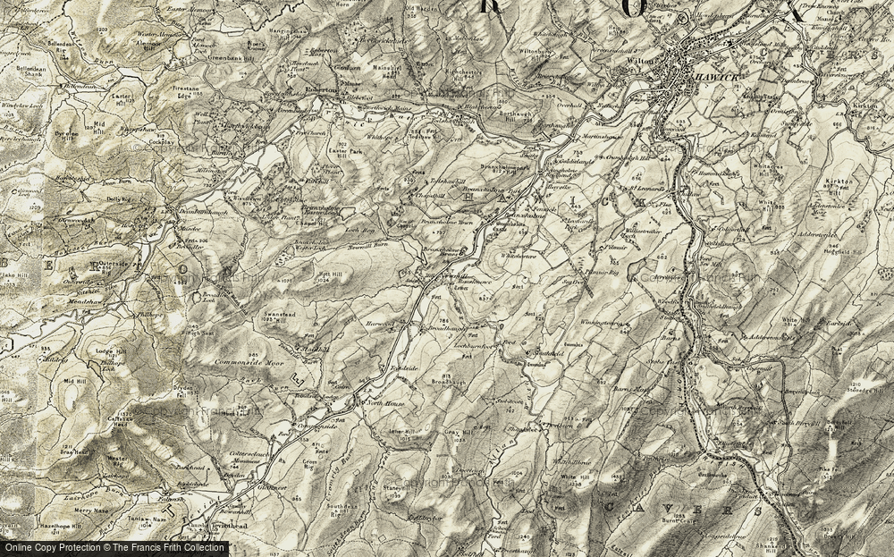 Old Map of Newmill, 1901-1904 in 1901-1904