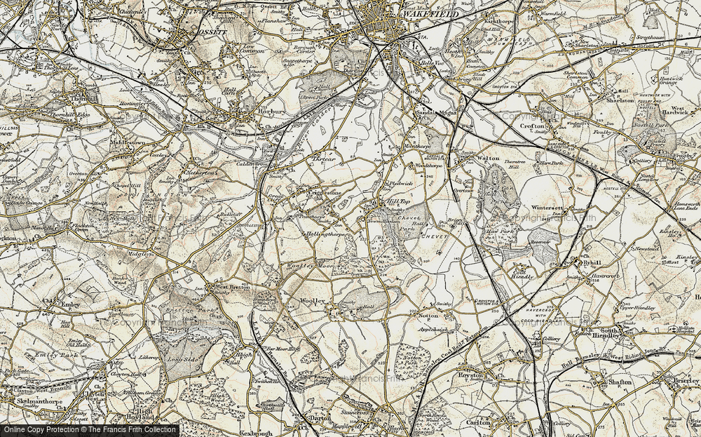 Old Map of Newmillerdam, 1903 in 1903