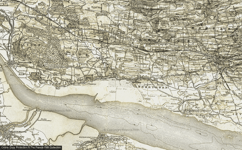 Old Map of Newmills, 1904-1906 in 1904-1906