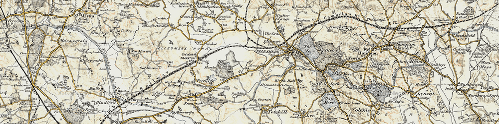 Old map of Newnes in 1902