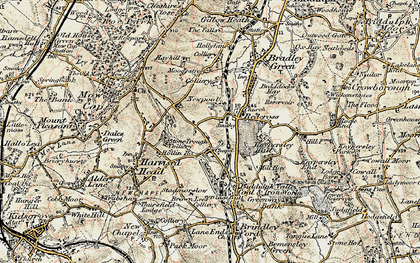 Old map of Newpool in 1902-1903
