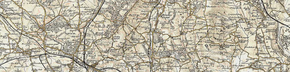 Old map of Newpool in 1902-1903