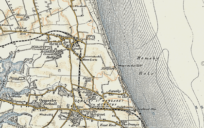 Old map of Newport in 1901-1902