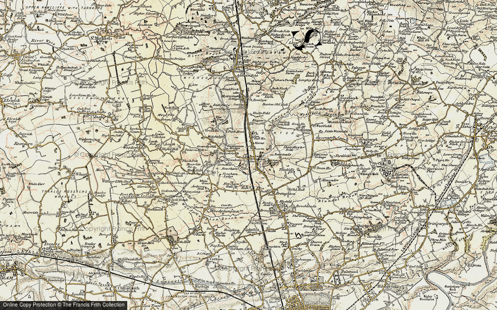 Old Map of Newsham, 1903-1904 in 1903-1904