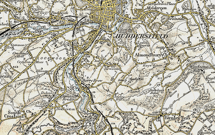 Old map of Newsome in 1903
