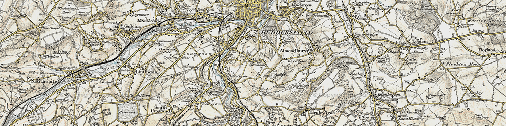 Old map of Newsome in 1903