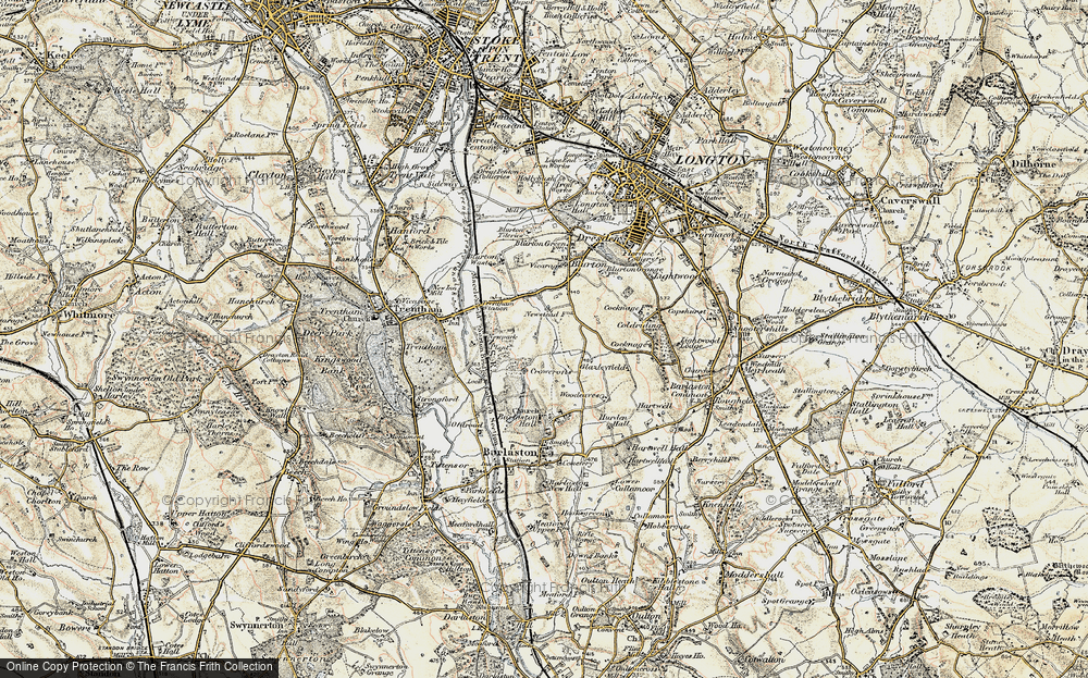 Old Maps of Newstead, Staffordshire - Francis Frith