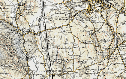 Old map of Newstead in 1902