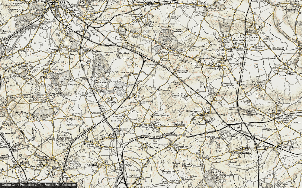 Old Map of Newstead, 1903 in 1903