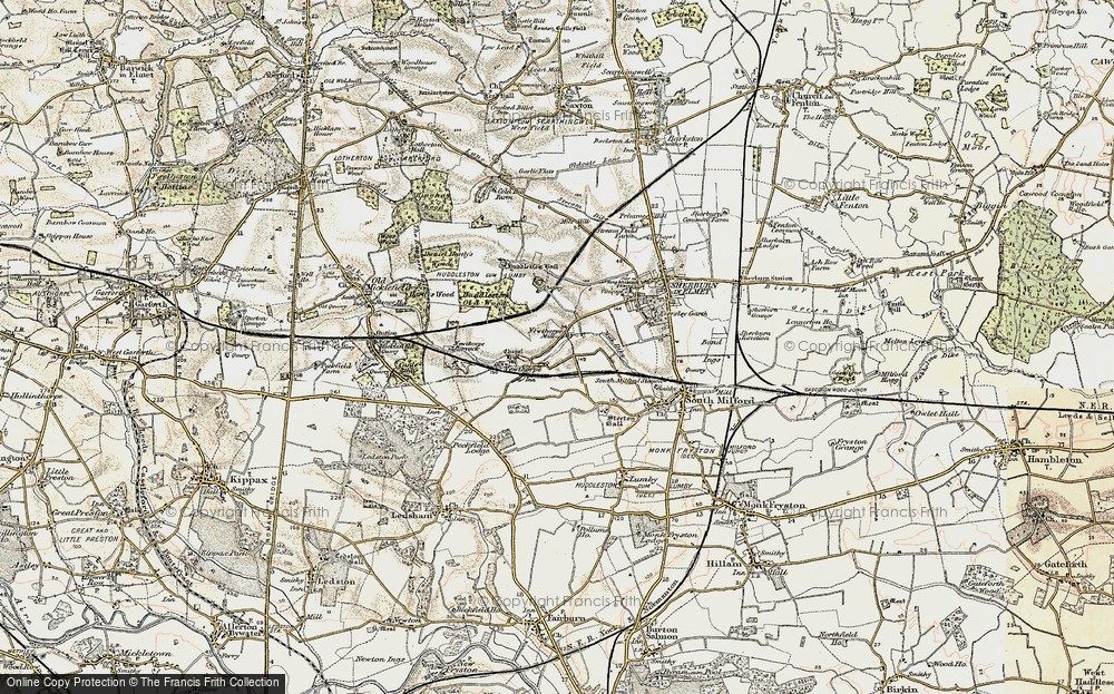 Old Map of Newthorpe, 1903 in 1903