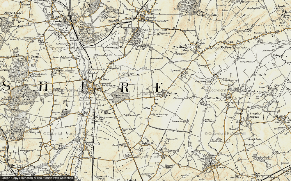 Old Map of Newton, 1898-1901 in 1898-1901