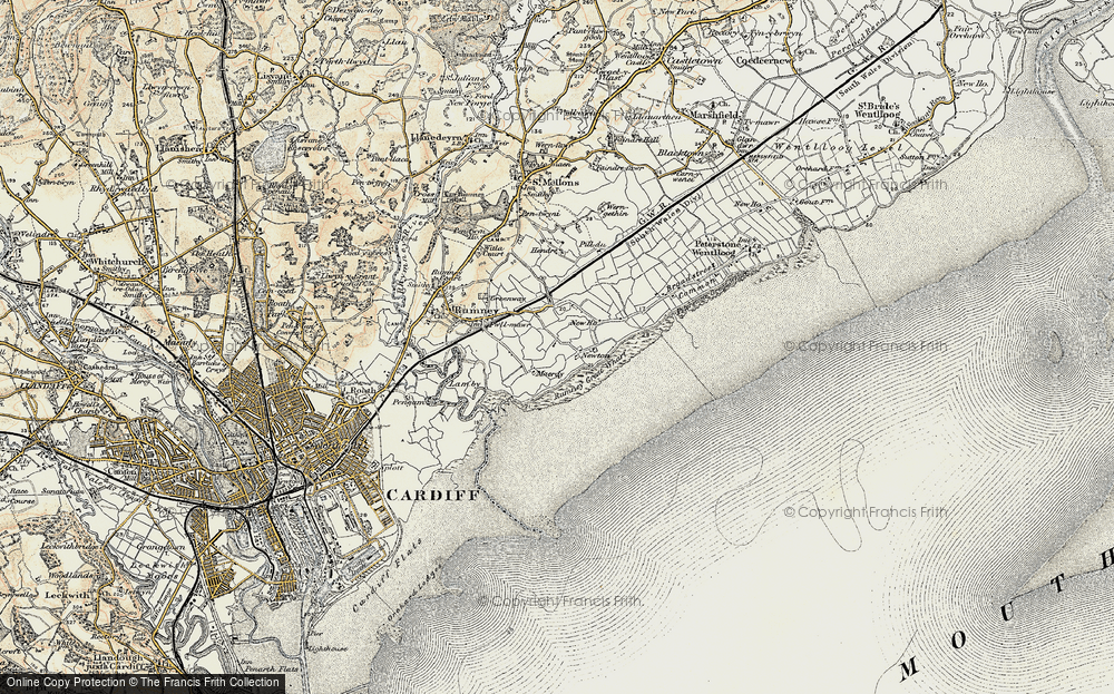 Old Map of Newton, 1899-1900 in 1899-1900