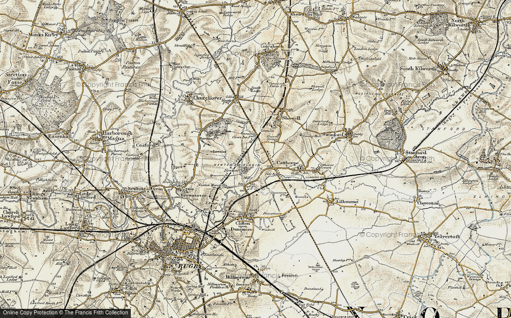 Old Map of Newton, 1901-1902 in 1901-1902