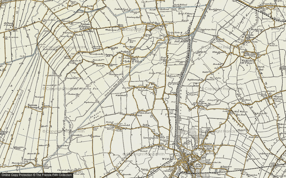 Old Map of Newton, 1901-1902 in 1901-1902