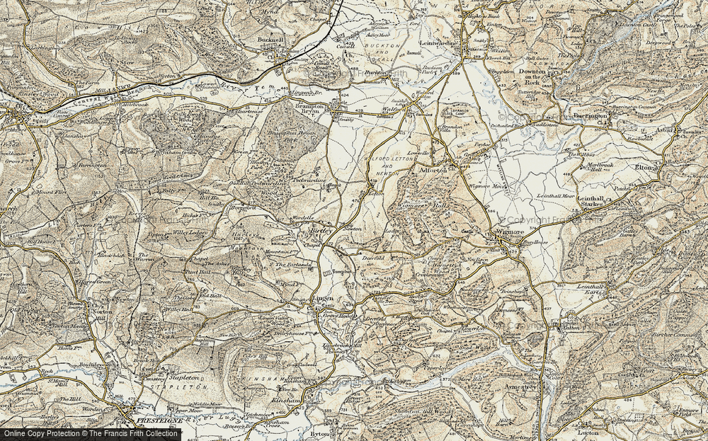 Old Map of Newton, 1901-1903 in 1901-1903