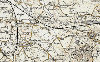 Old map of Newton in 1902-1903