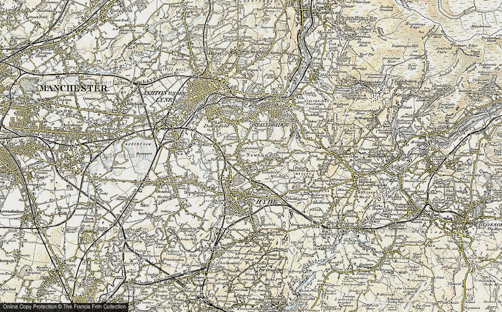 Old Map of Newton, 1903 in 1903
