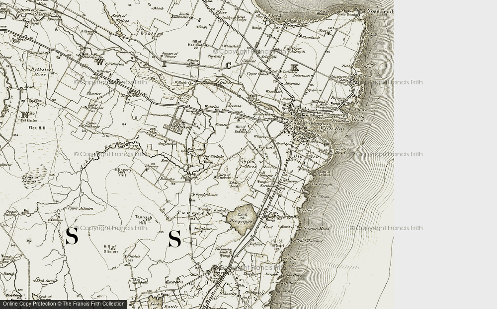 Old Map of Newton, 1912 in 1912