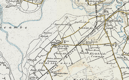 Old map of Newton Arlosh in 1901-1904