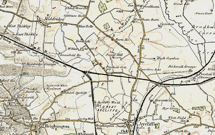 Old map of Newton Aycliffe in 1903-1904