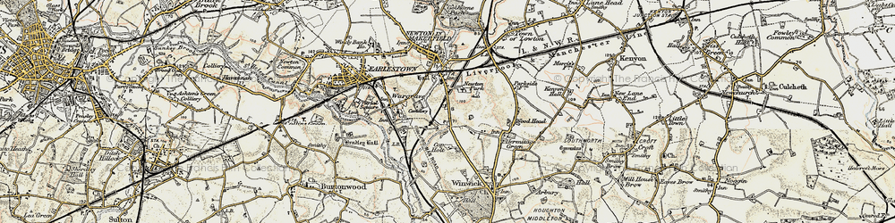 Old map of Newton Park in 1903