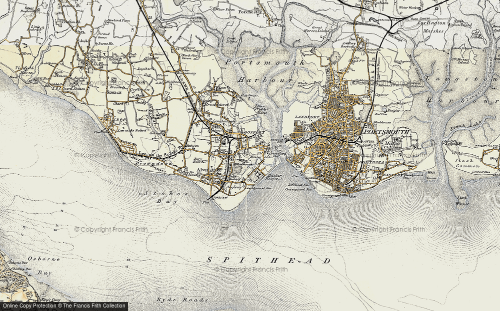 Old Map of Newtown, 1897-1899 in 1897-1899