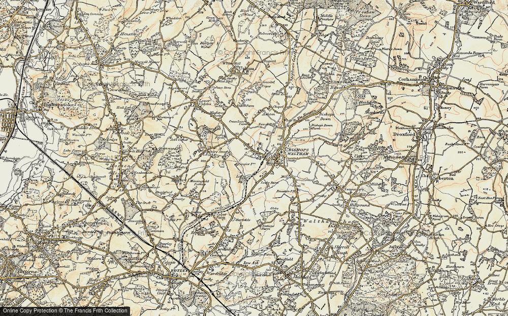 Old Map of Newtown, 1897-1900 in 1897-1900