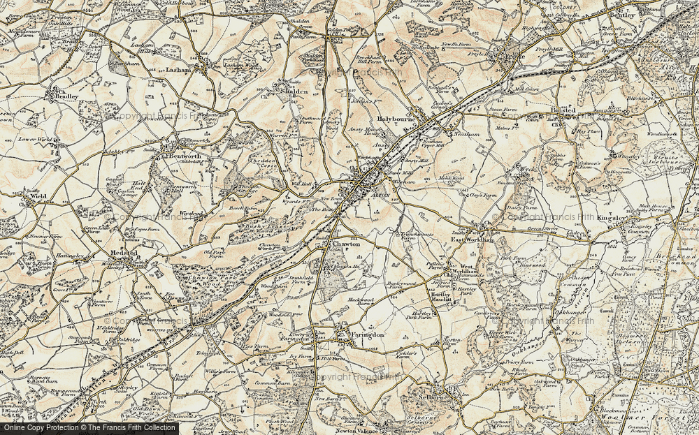 Old Map of Newtown, 1897-1909 in 1897-1909