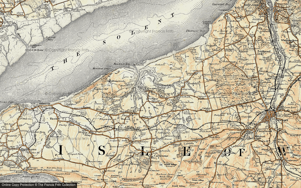 Old Map of Newtown, 1899-1909 in 1899-1909