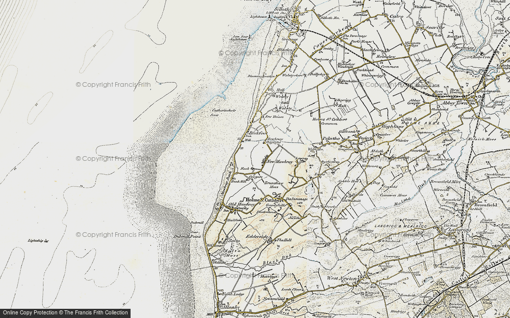 Old Map of Newtown, 1901-1904 in 1901-1904