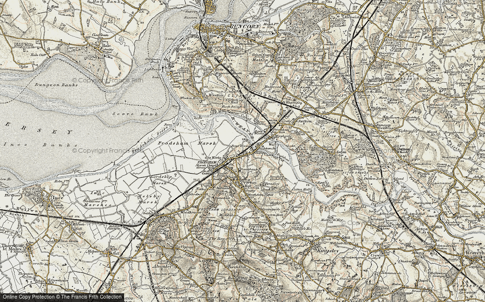 Old Map of Newtown, 1902-1903 in 1902-1903