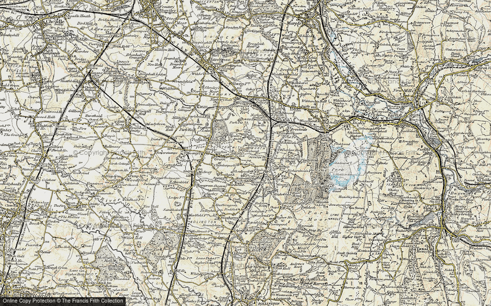 Old Map of Newtown, 1902-1903 in 1902-1903