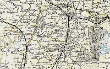 Old map of Newtown in 1902-1903