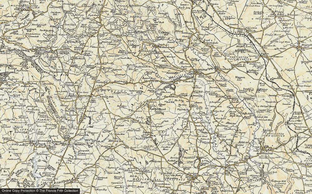 Old Map of Historic Map covering Badger's Croft in 1902-1903