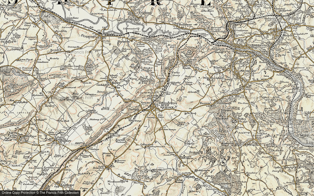Old Map of Newtown, 1902 in 1902