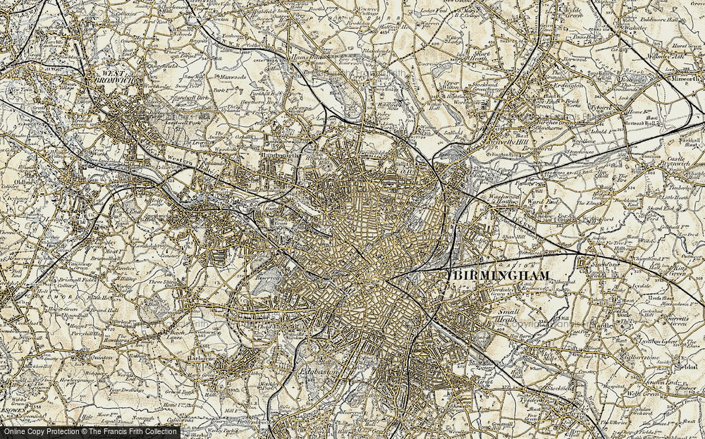 Old Map of Newtown, 1902 in 1902