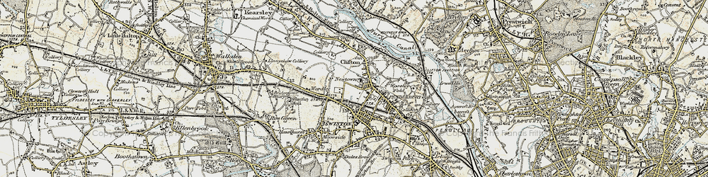 Old map of Newtown in 1903