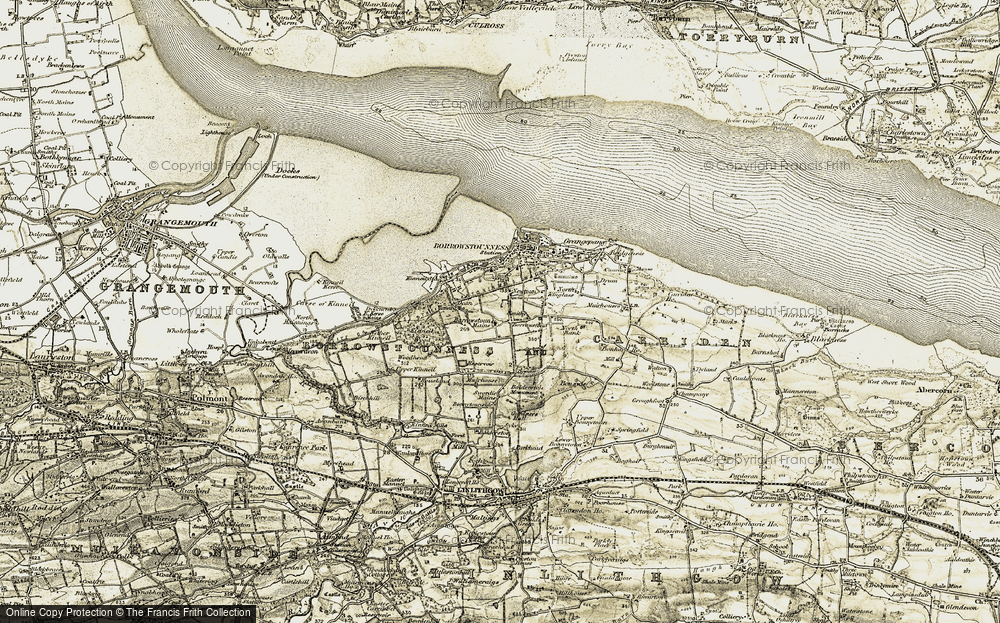 Old Map of Newtown, 1904-1906 in 1904-1906