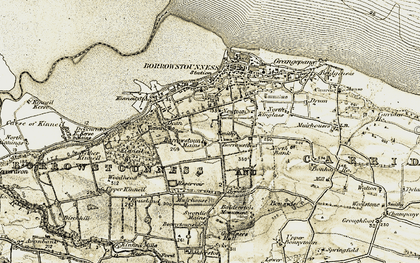 Old map of Newtown in 1904-1906